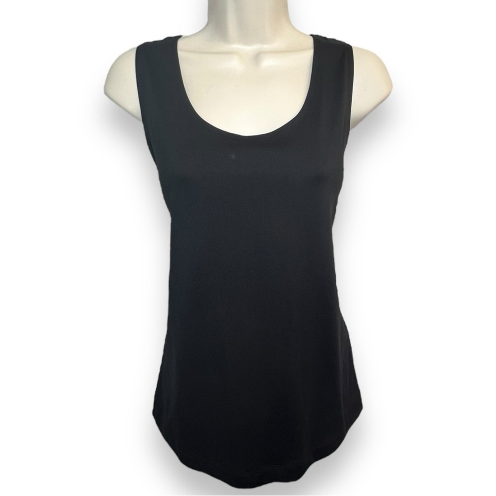 Chico’s Women’s Microfiber Contemporary Tank Black Size 2 (12/14 Large)